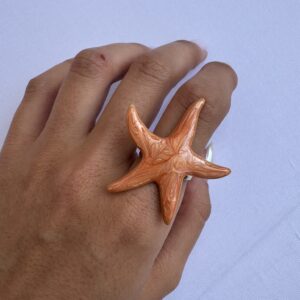 ANILLO ESTRELLA NARANJA