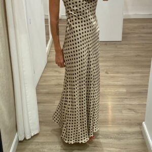 VESTIDO SATINADO LUNARES