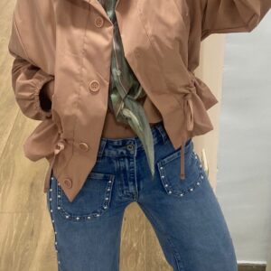 💖✨ Jeans Wide Leg con Tachuelas ✨💖